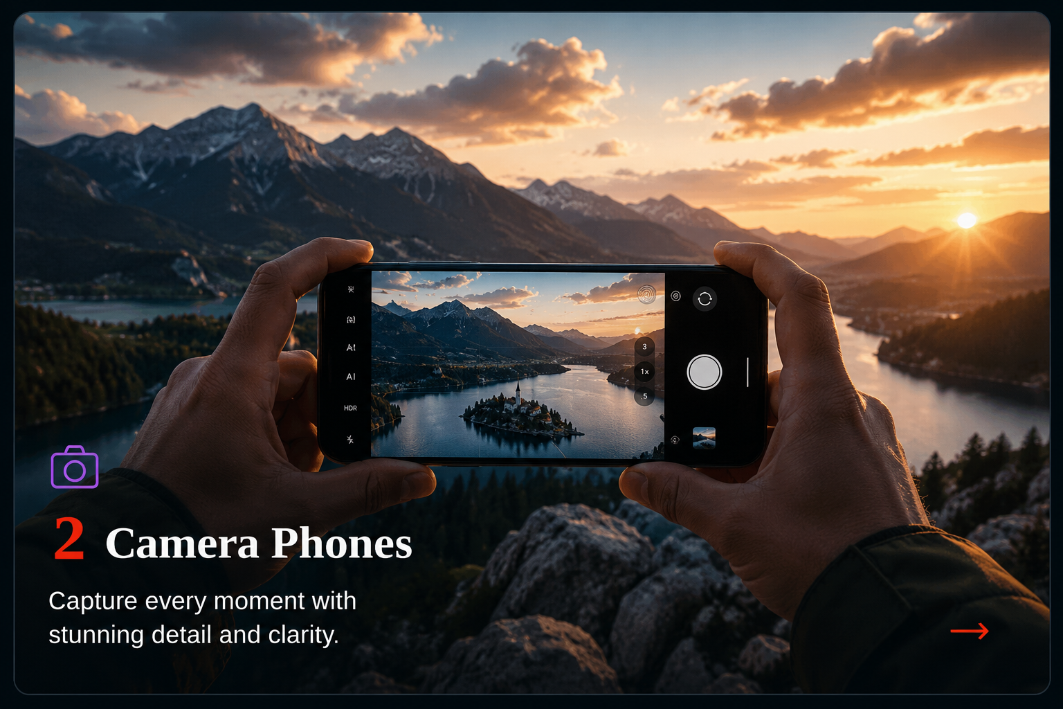 Camera Phones — difficult panoramic photography in mixed light