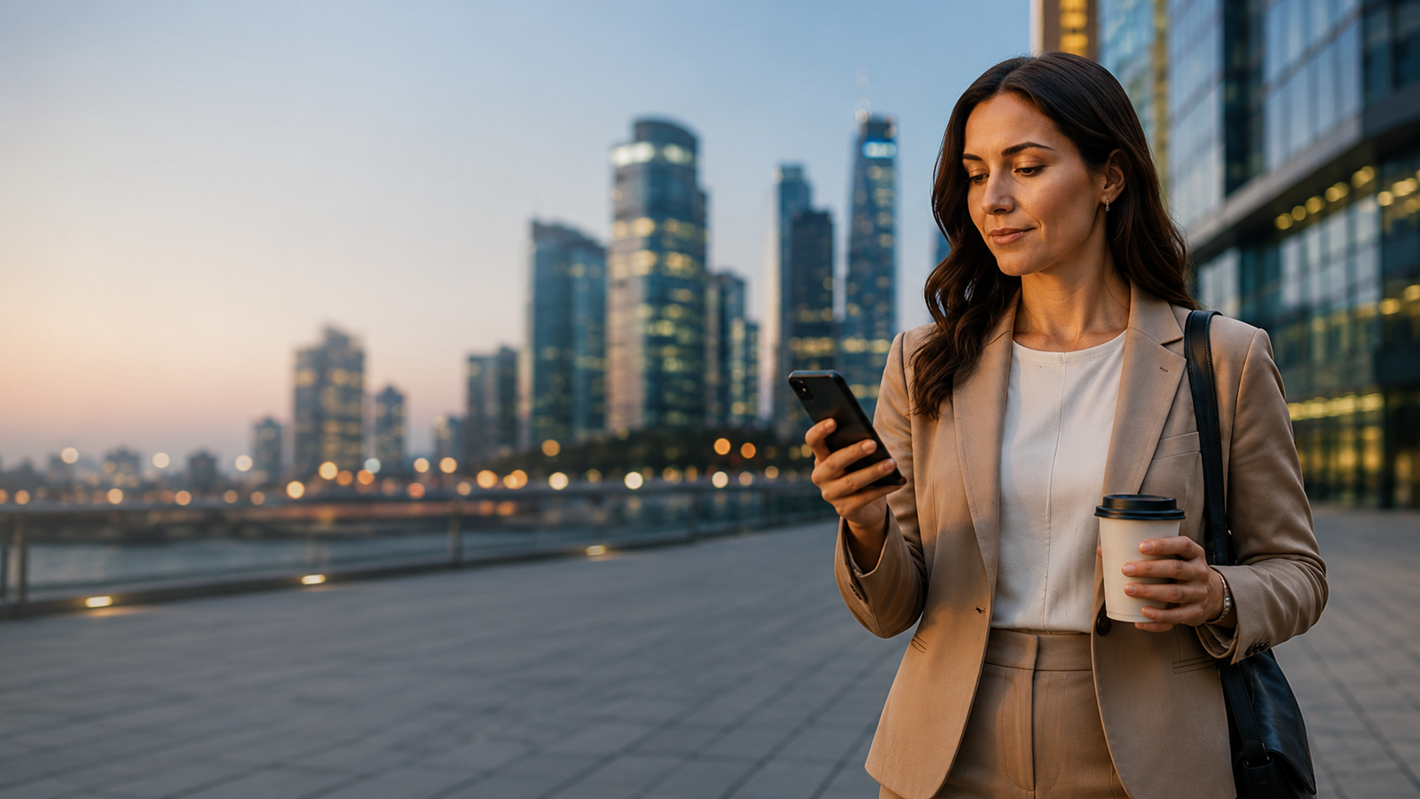 A phone being used in a real-world situation where timing and reliability matter