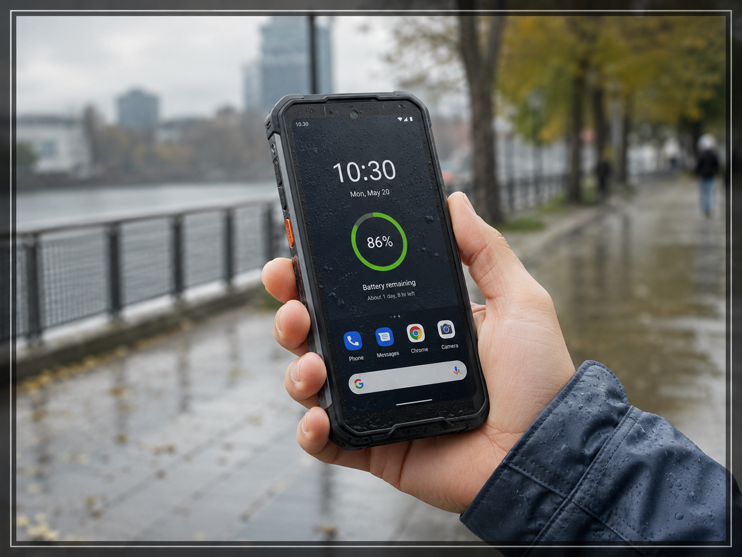 realme C75 rugged-use illustration
