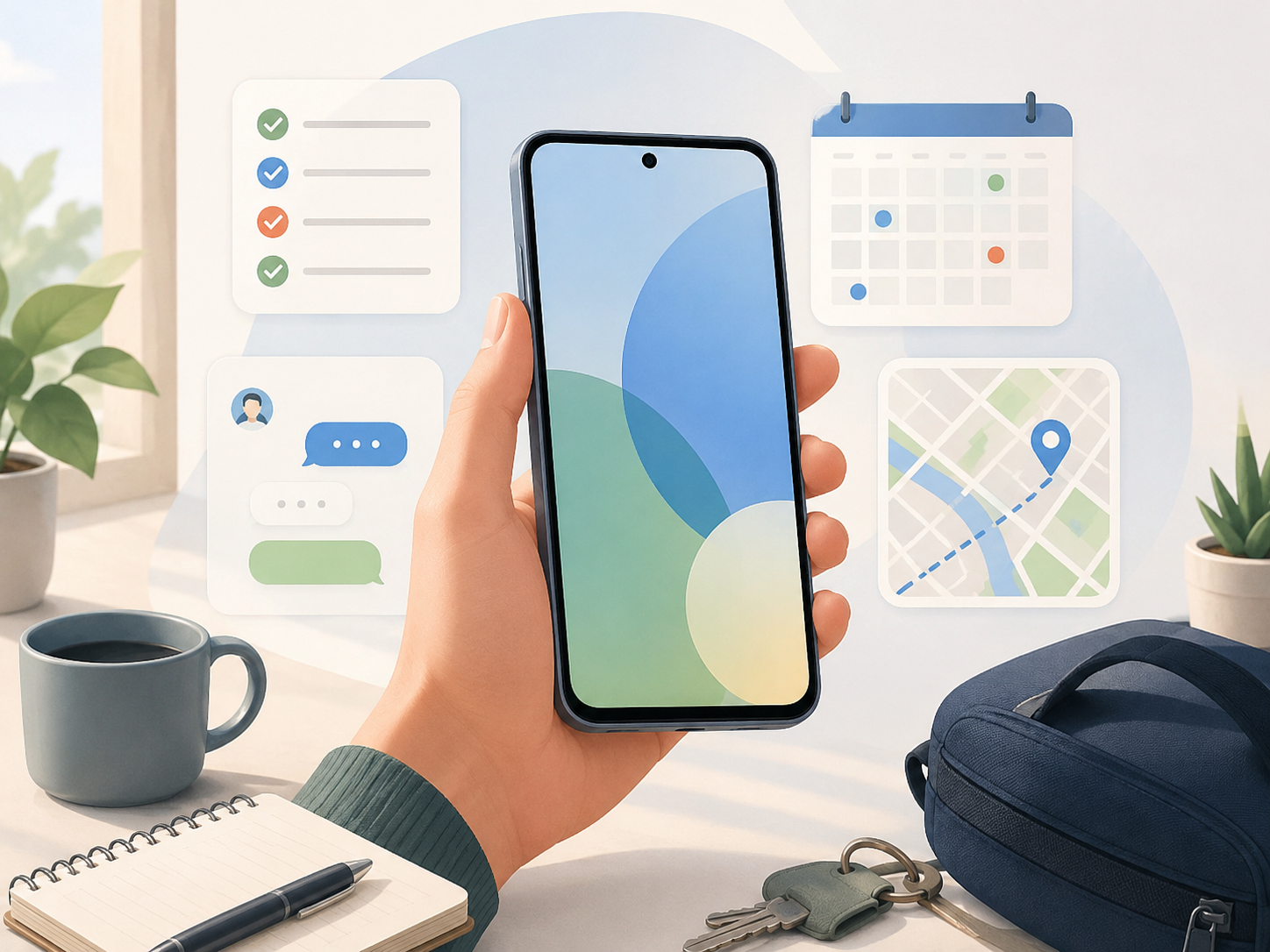 Galaxy A16 4G everyday-use illustration