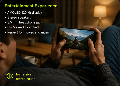 Redmi Note 10 Pro entertainment experience